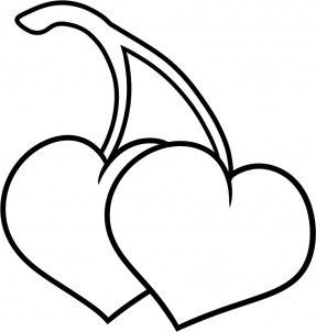 How to Draw Cherry Hearts - ClipArt Best - ClipArt Best