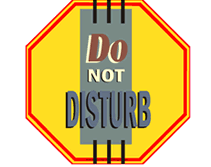 Free Printable Do Not Disturb Temporary Sign