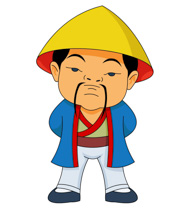 Chinese man standing clipart - ClipartFox