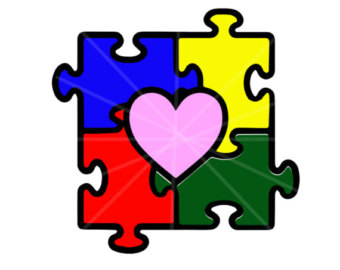 Autism puzzle | Etsy