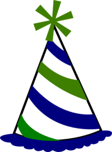 Birthday Hat Clipart Black And White - Free ...