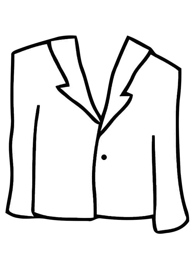 Coloring page coat - img 19338.