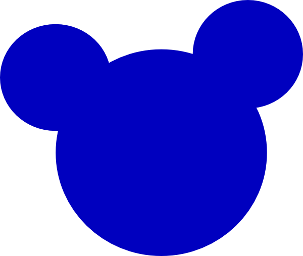 Mickey mouse head transparent clipart