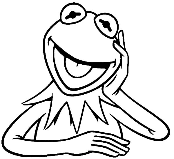 kermit the frog coloring pages