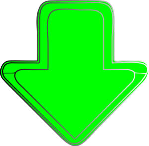 Green-arrow-down clip art - vector clip art online, royalty free ...