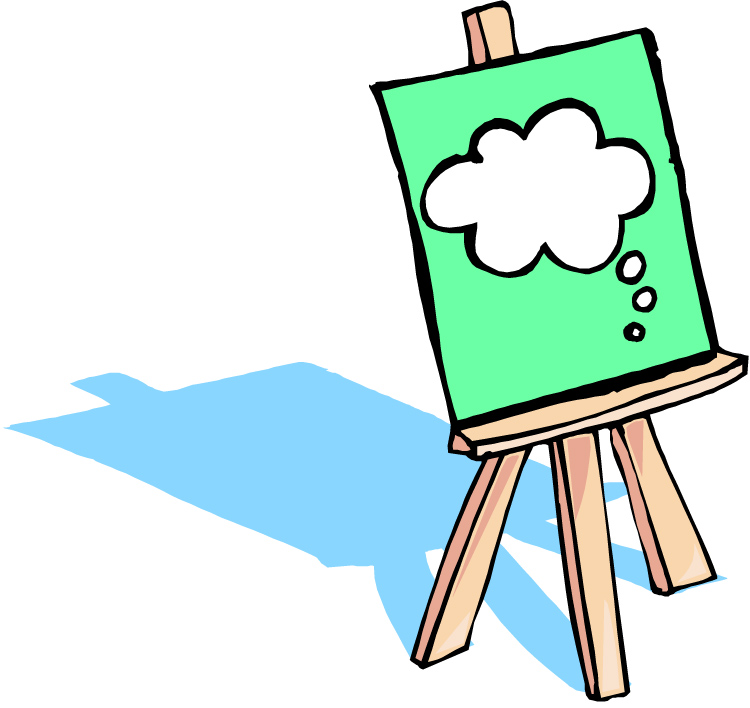 clipart art easel - photo #5