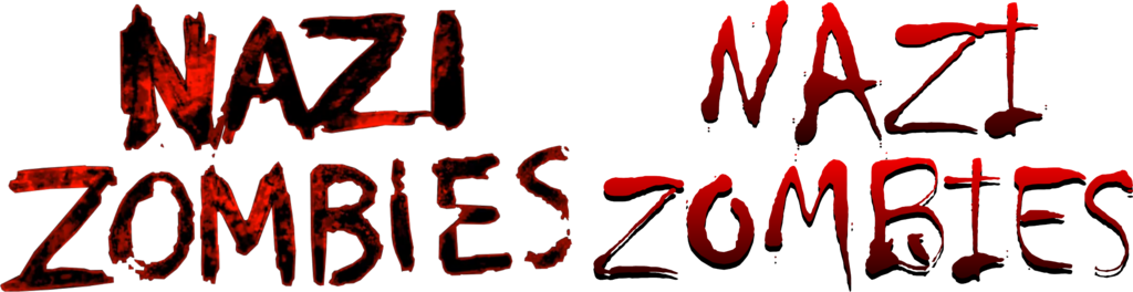 NAZI ZOMBIES 1 and 2 logo