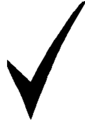 Pin Tick Mark Logo