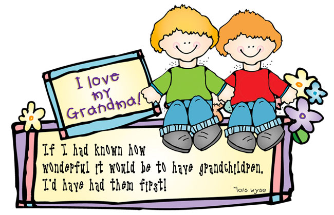 free clipart of grandparents with grandchildren - photo #42
