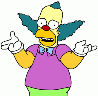 krusty-the-clown-shrugging.gif Photo by mikeleffel