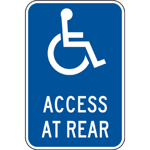 Parking Signs - Handicap / Disabled / Accessible - Safety Signs ...