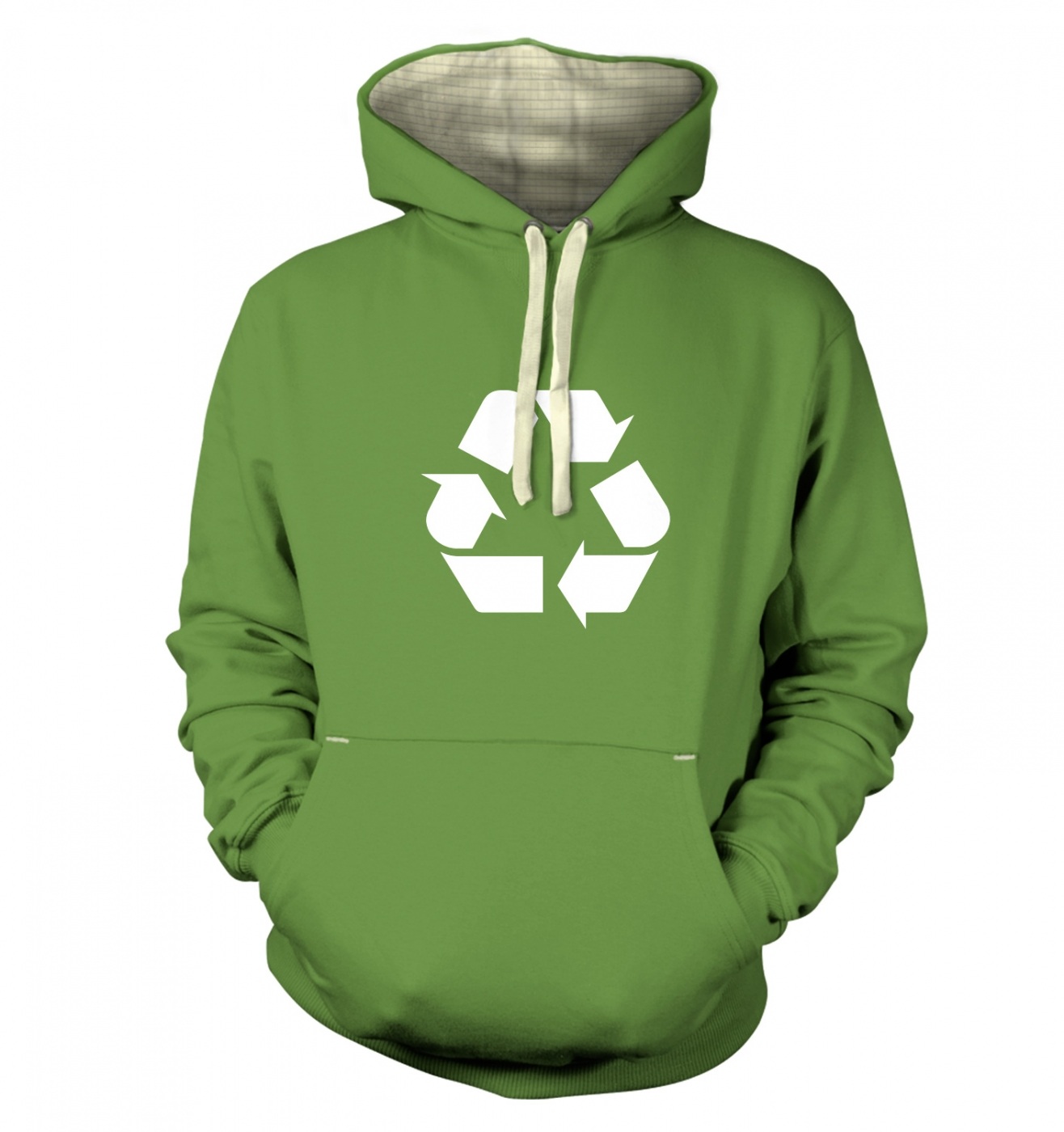 White Recycling Symbol kid's t-