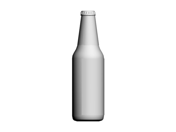3dsmax beer bottle