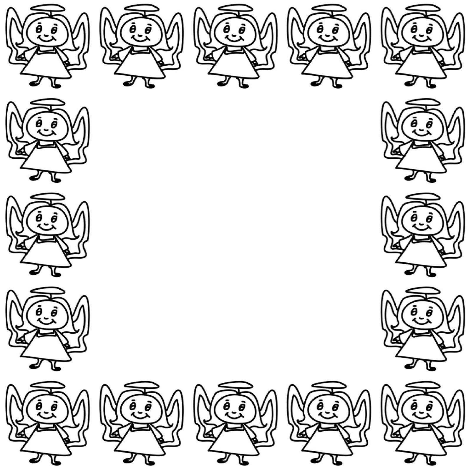 free clip art angel borders - photo #12