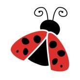Strawberry Ladybug Flower Cupcakes | ThePartyAnimal-