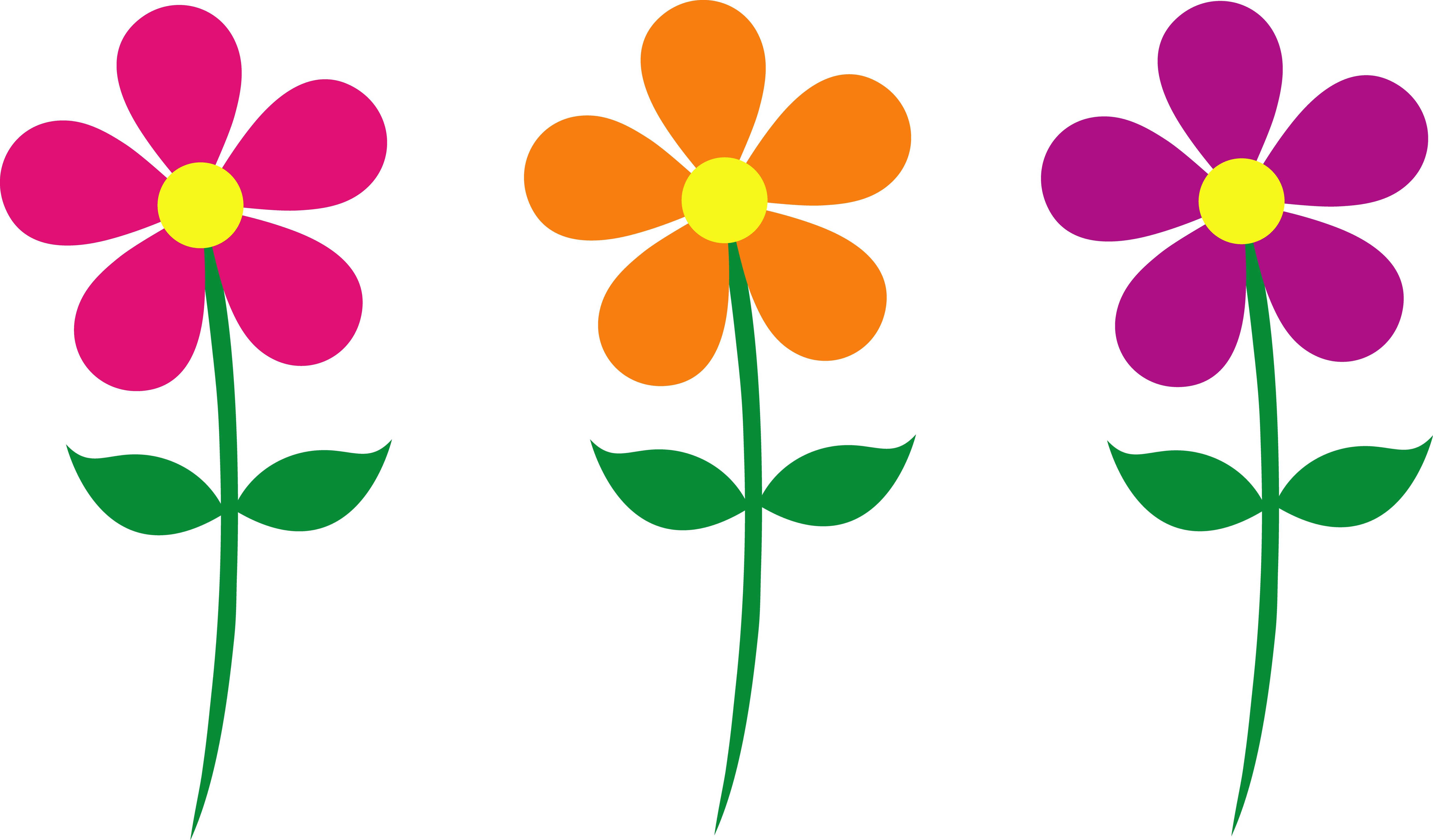 Free Clipart Spring Flowers - Tumundografico