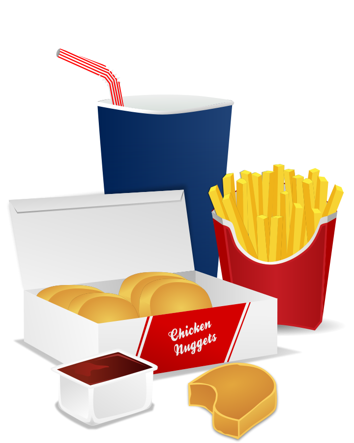 Fast Food Menu Clipart, vector clip art online, royalty free ...