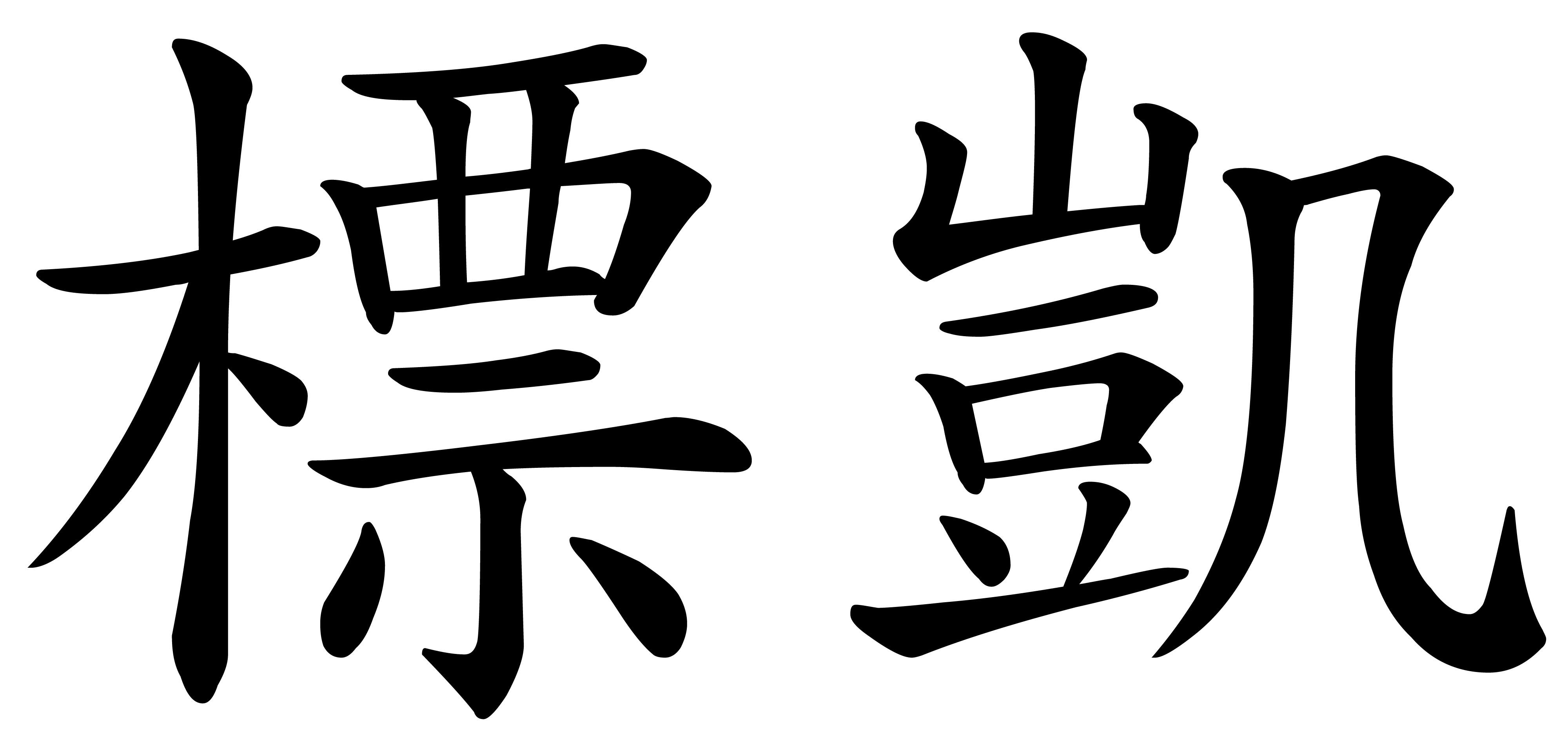 Traditional Chinese Characters and Calligraphy