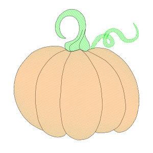 Pumpkin for EggBot Clipart, vector clip art online, royalty free ...