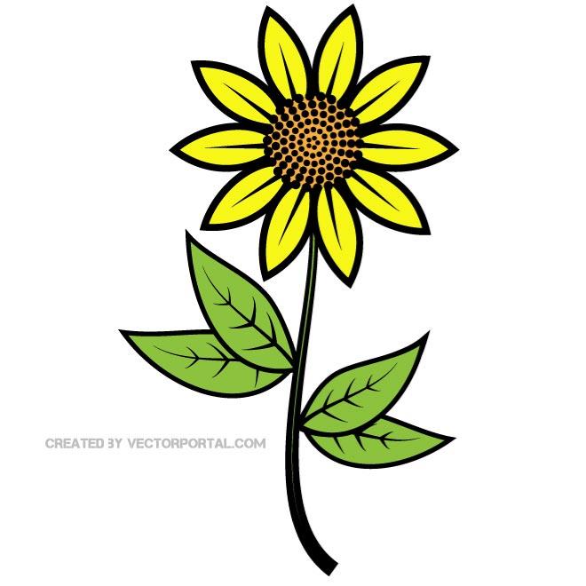 sunflower vector clip art | free vectors | UI Download