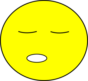 Tired Face Clipart