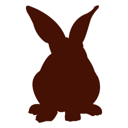 Chinese horoscope rabbit silhouette - Vector download