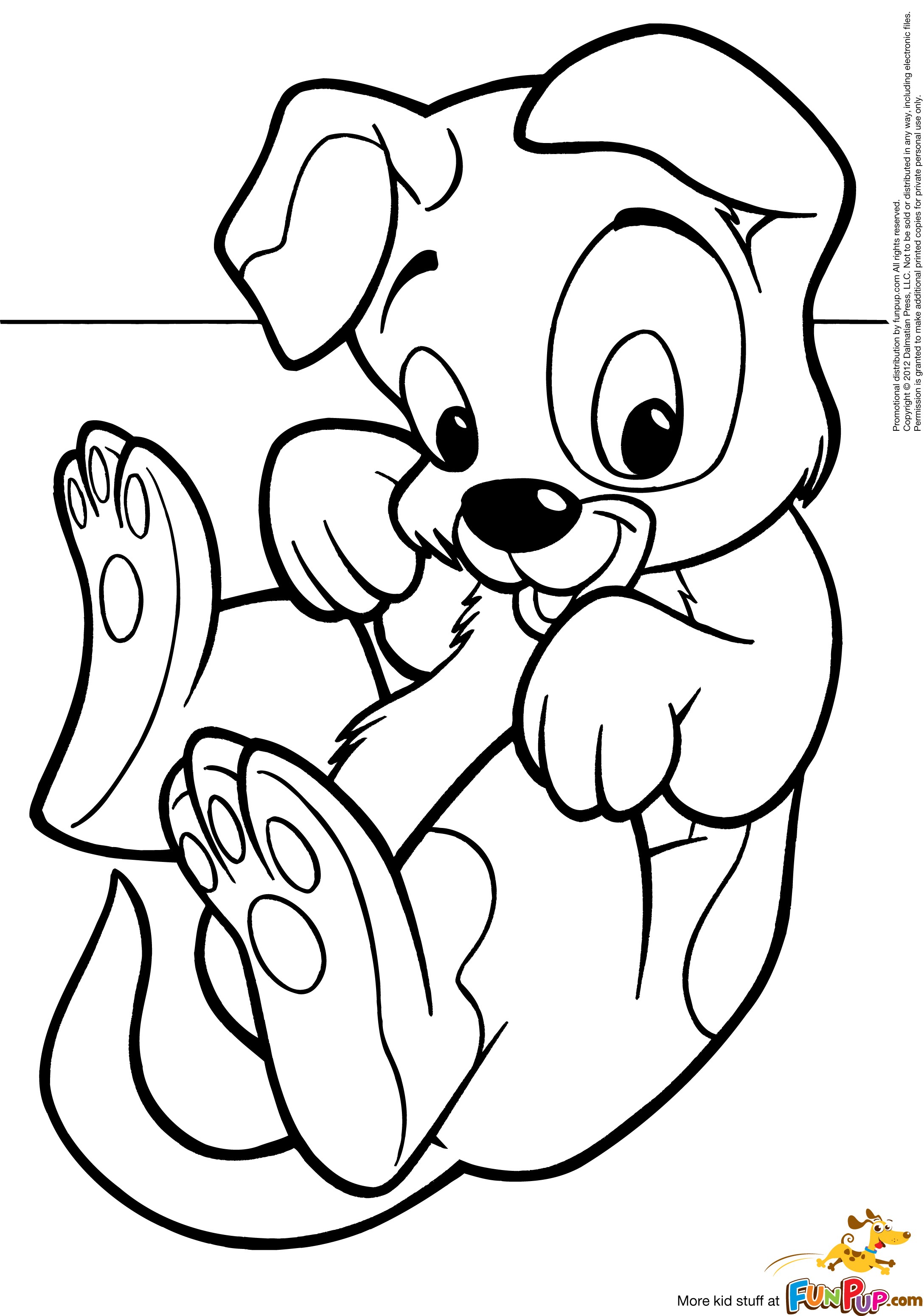 Colouring Puppies ClipArt Best