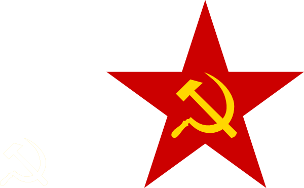 Communist Star clip art Free Vector