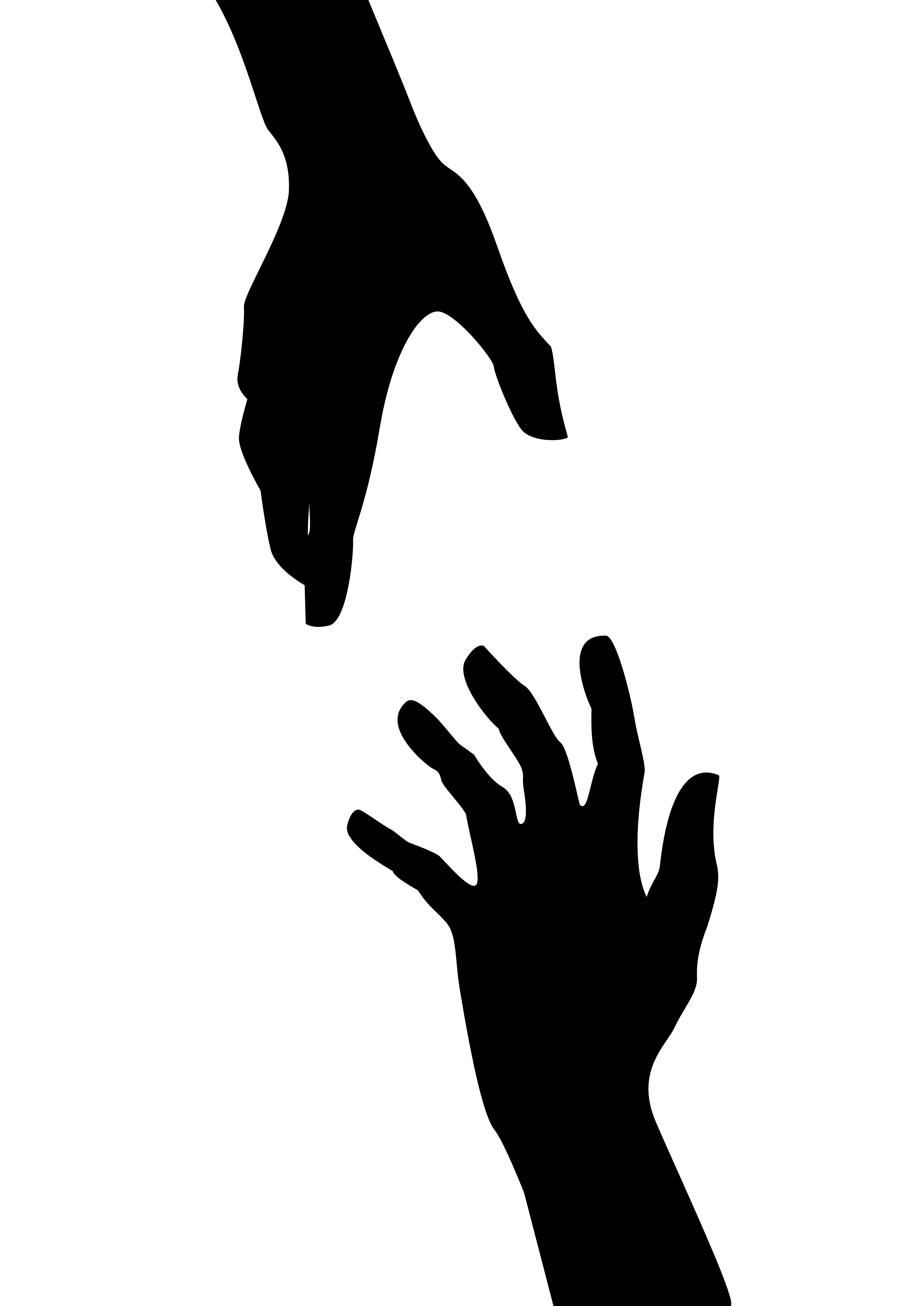 Helping hands clipart