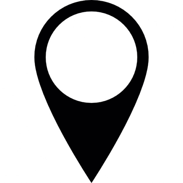 Pin mark shape for maps Icons | Free Download