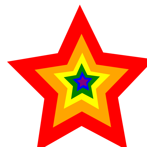 Rainbow Star - ClipArt Best