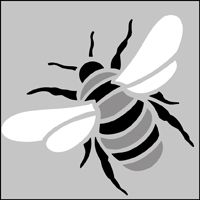 1000+ images about honeybees | Stencils, Stencils for ...