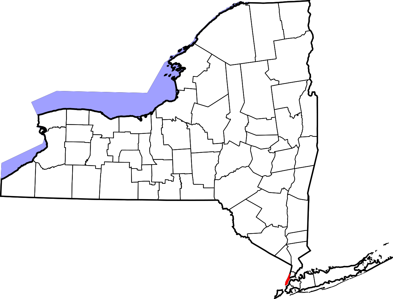 new york state map clipart - photo #18