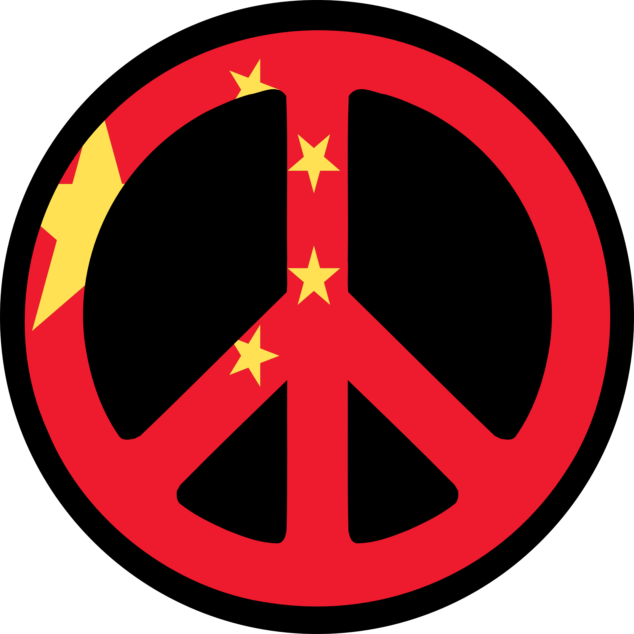 SVG China Flag Peace Sign peacesymbol.org SVG Flagartist.