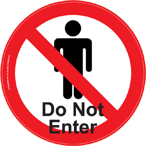 Warning Do Not Enter Signs - ClipArt Best