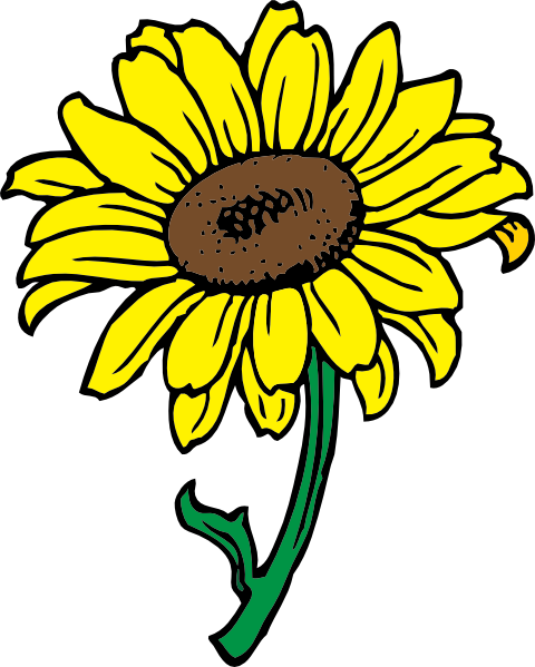 Sunflower Clip Art - vector clip art online, royalty ...