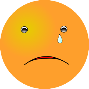 Crying Smiley clip art - vector clip art online, royalty free ...