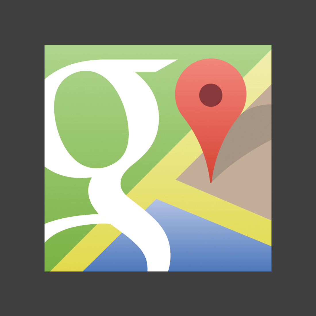 Vector Google Maps icon | TrashedGraphics