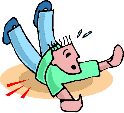People Falling Clipart