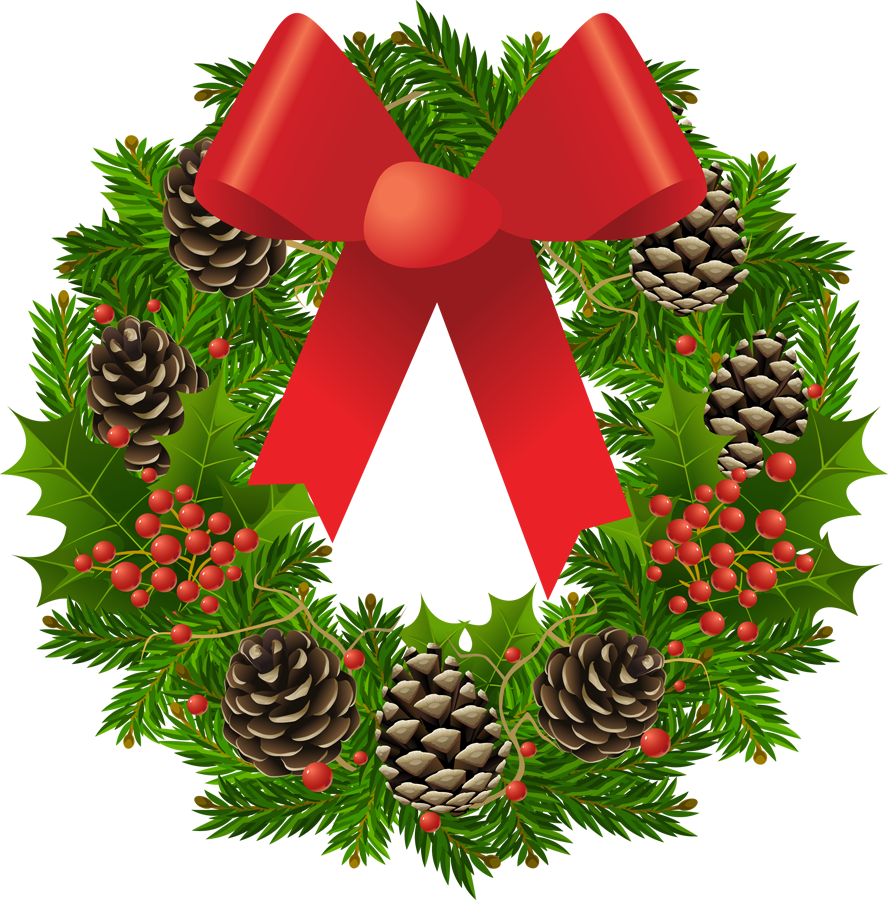 Pin Clipart Of Christmas Wreaths