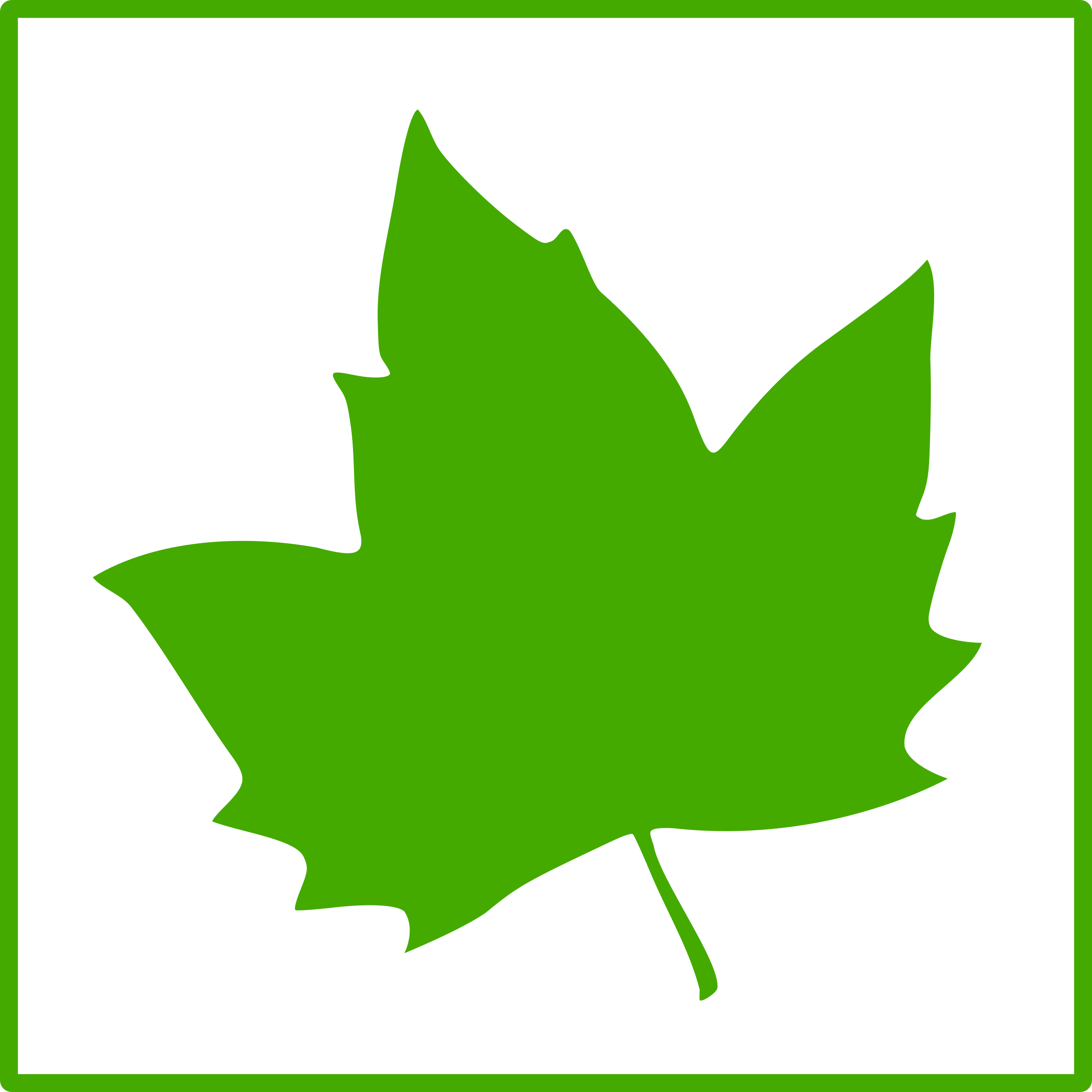 Clipart - eco green leaf icon