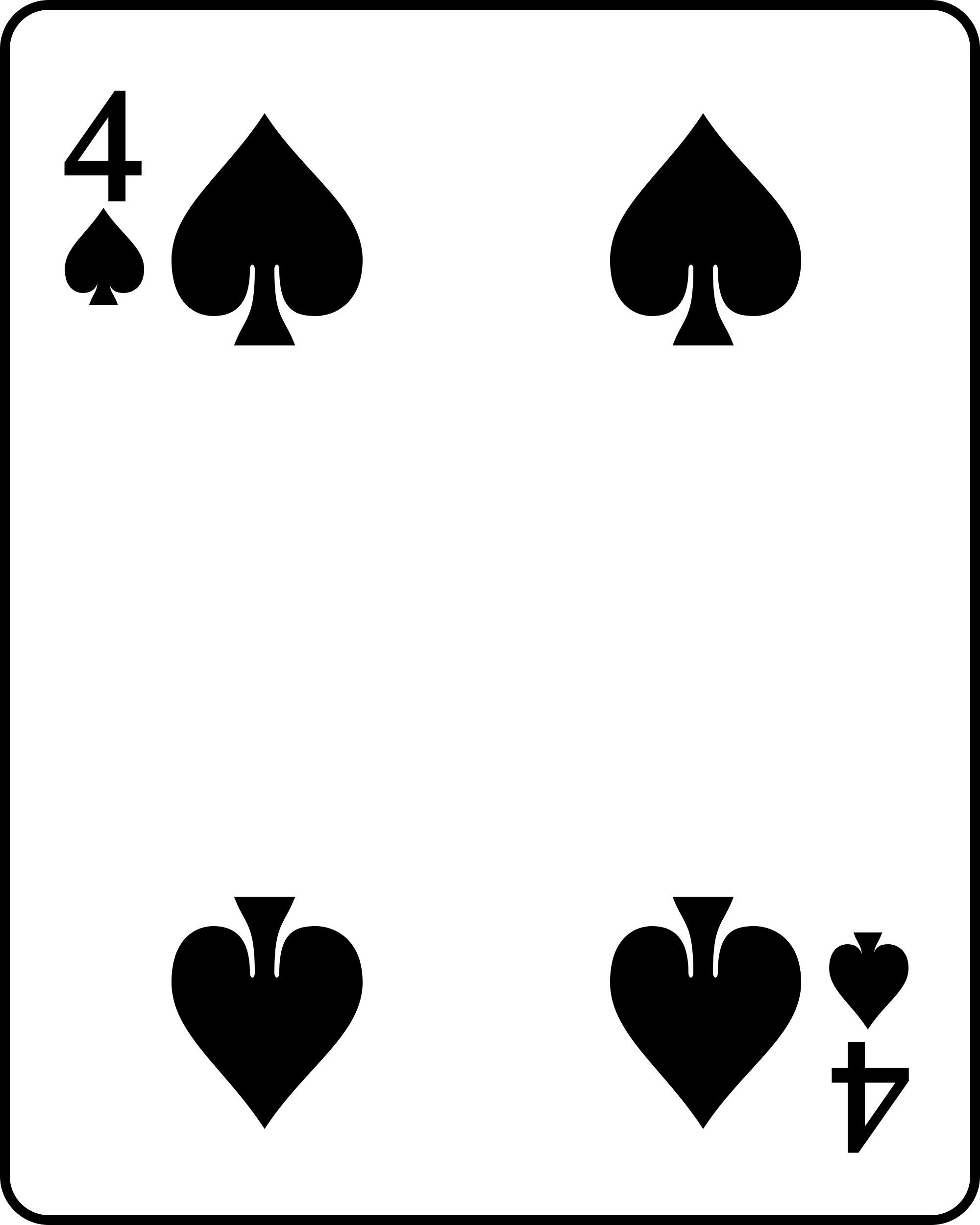 File:Playing card spade 4.svg