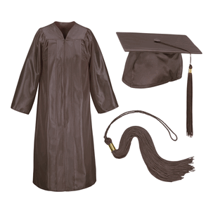 Graduation caps and gowns Shiny Satin or Matte Finish