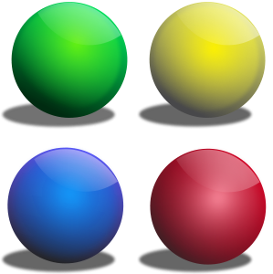 Color spheres, Esferas de colores Clipart, vector clip art online ...
