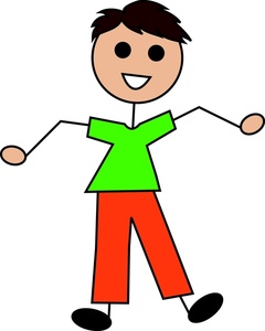 Boy Cartoon Clipart Image - Happy Little Boy Cartoon