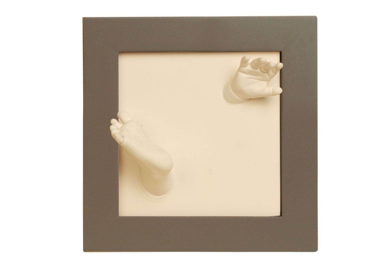 Baby Art Sculpture Frame Taupe