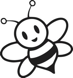 Bumble Bee Stencil - ClipArt Best