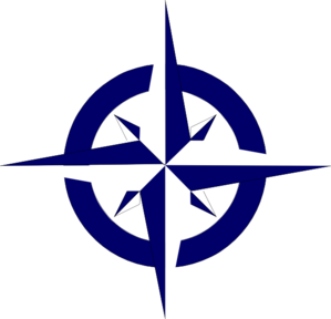 460 views Dark Blue Compass Rose Clip Art | High Quality Clip Art