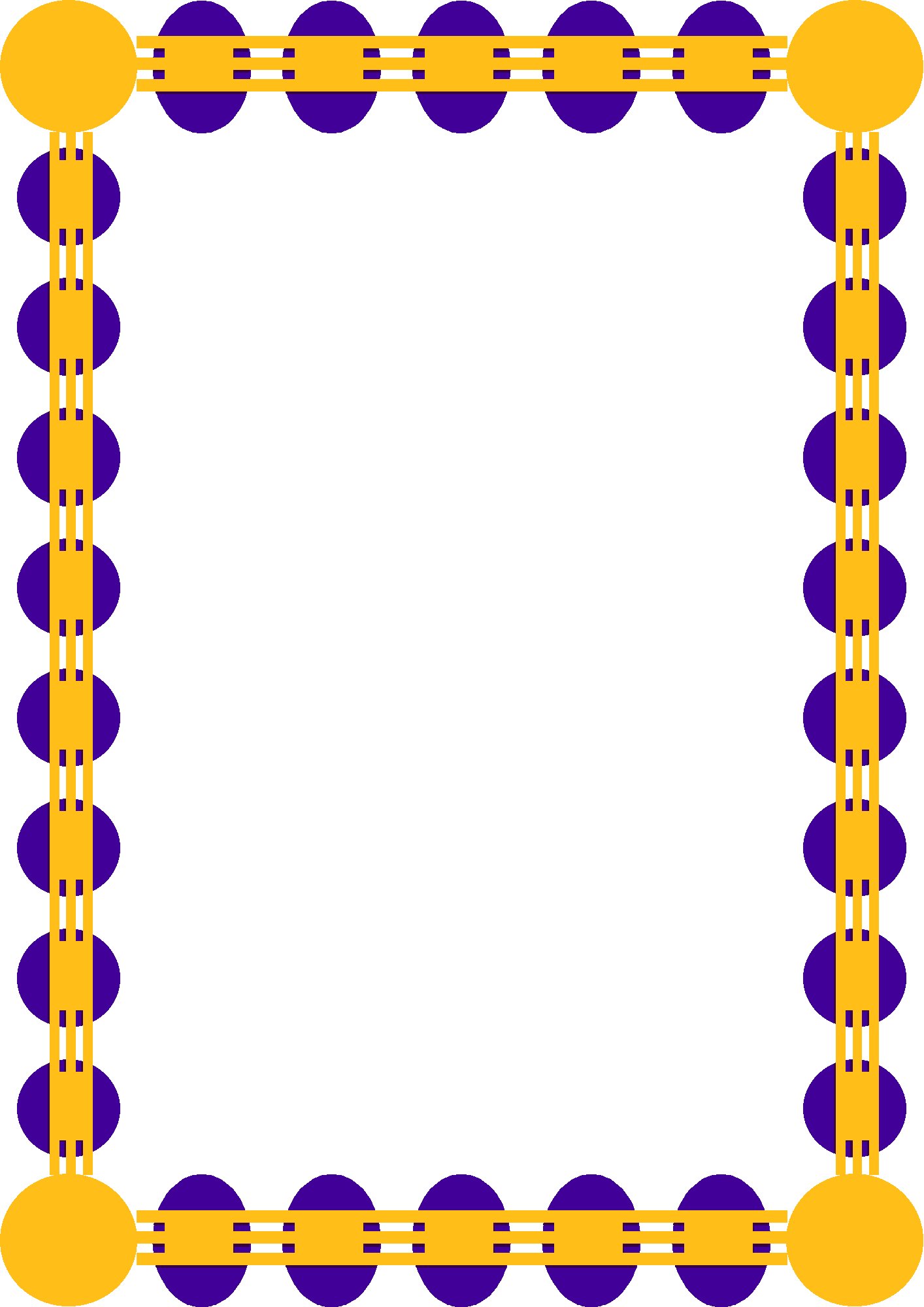 Picture frame clipart border