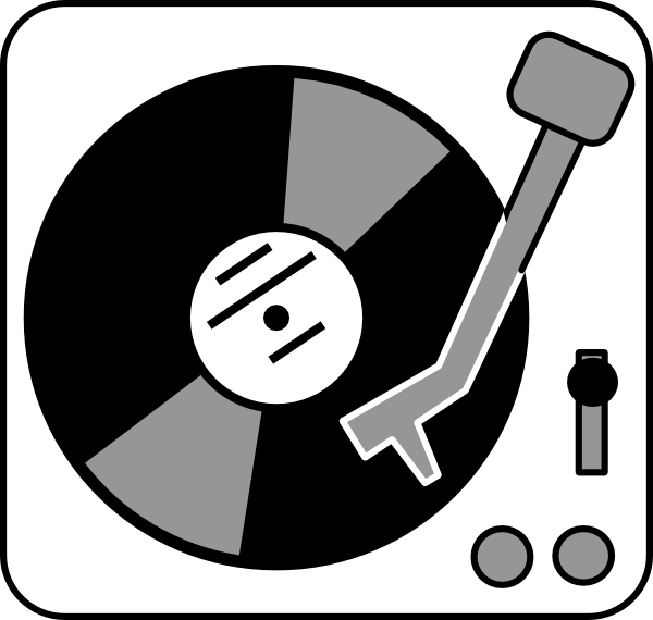 Turn Table SVG Downloads - Music - Download vector clip art online